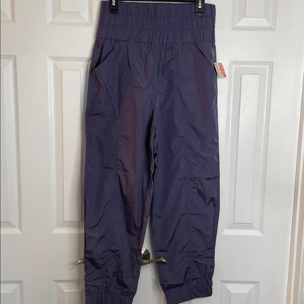 FREE PEOPLE MOVEMENT THE WAY HOME JOGGER PANTS DEEP SEA SIZE LARGE NWT